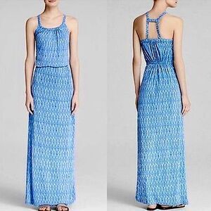 Joie Narod Ikat Print Maxi Dress Sz L